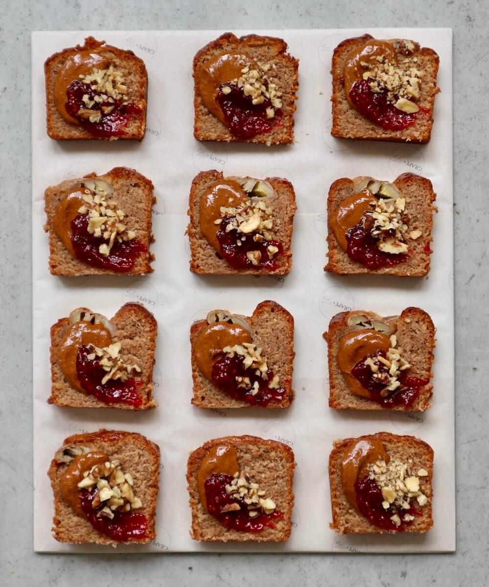 Banana bread platter