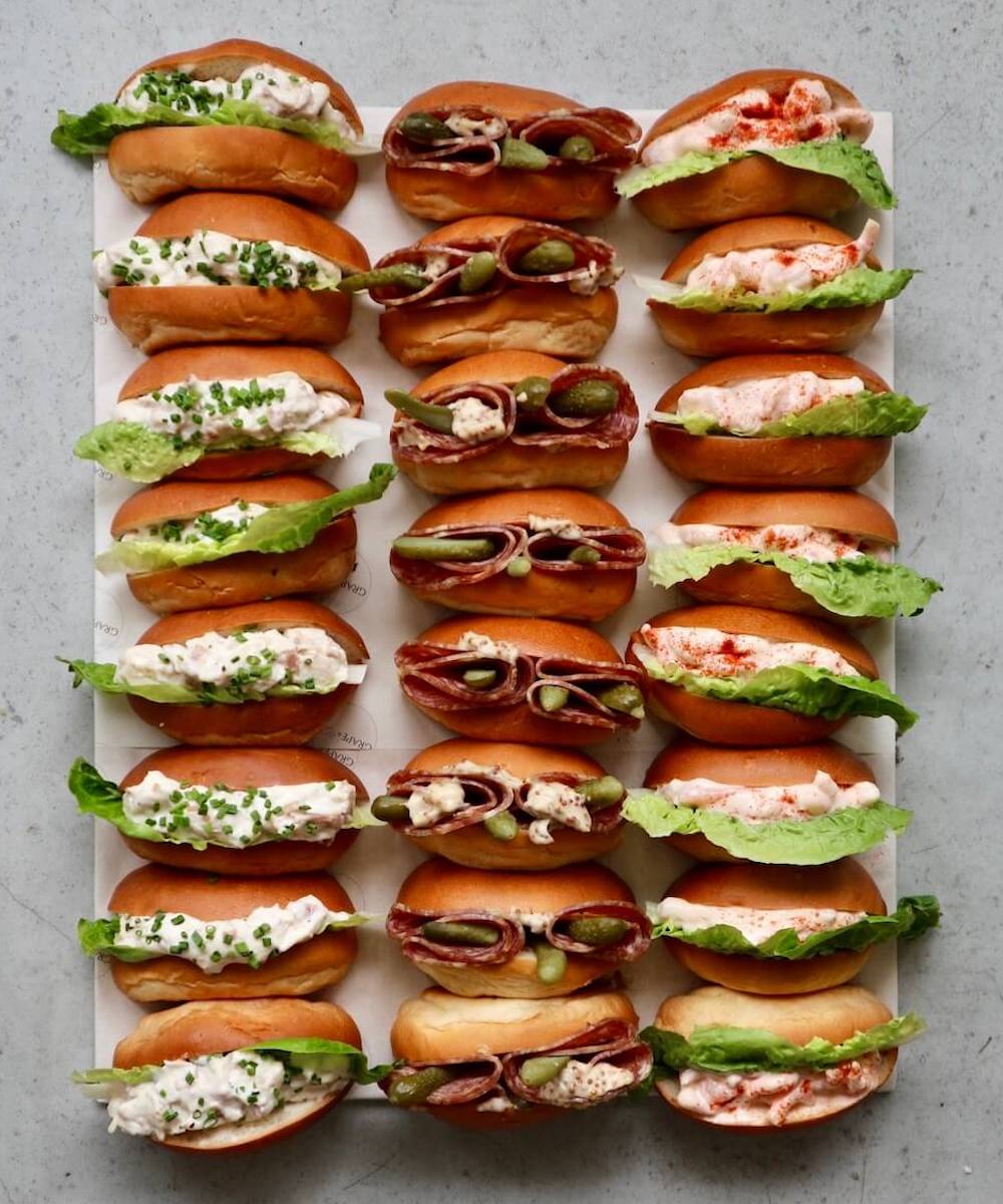 Demi buns platter