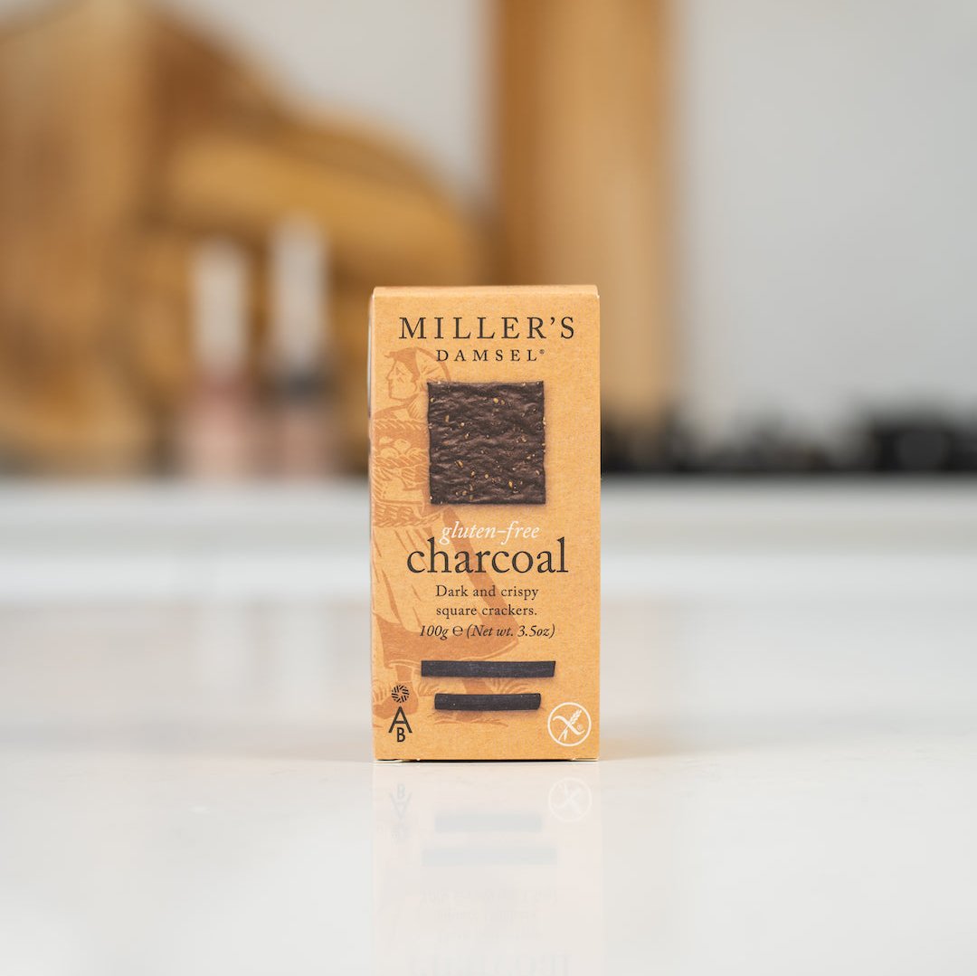 Gluten-Free Charcoal Crackers