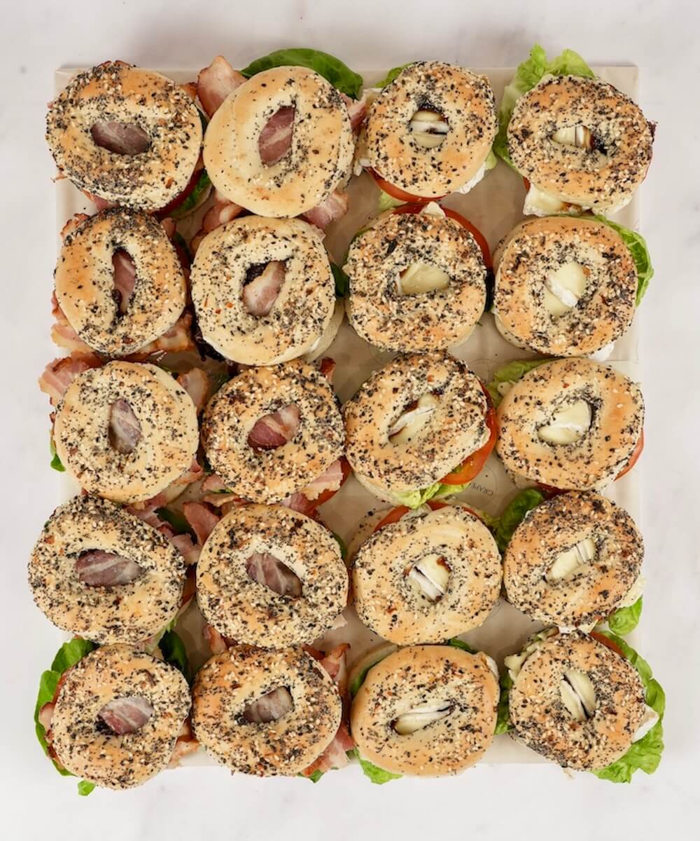 bagel platter