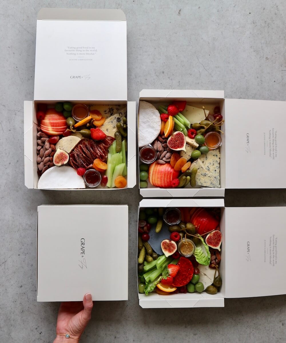 cheese & charcuterie graze box