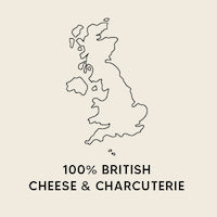 100% British cheese & charcuterie