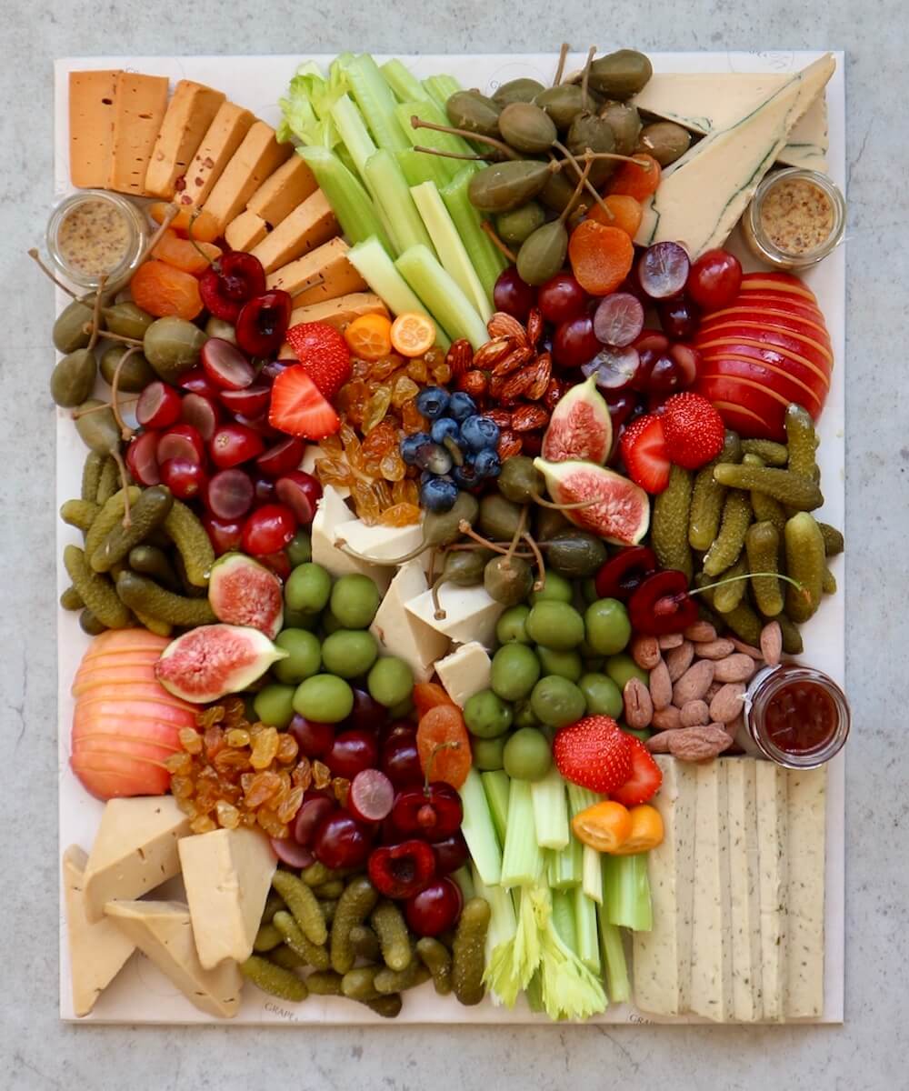 vegan cheese platter