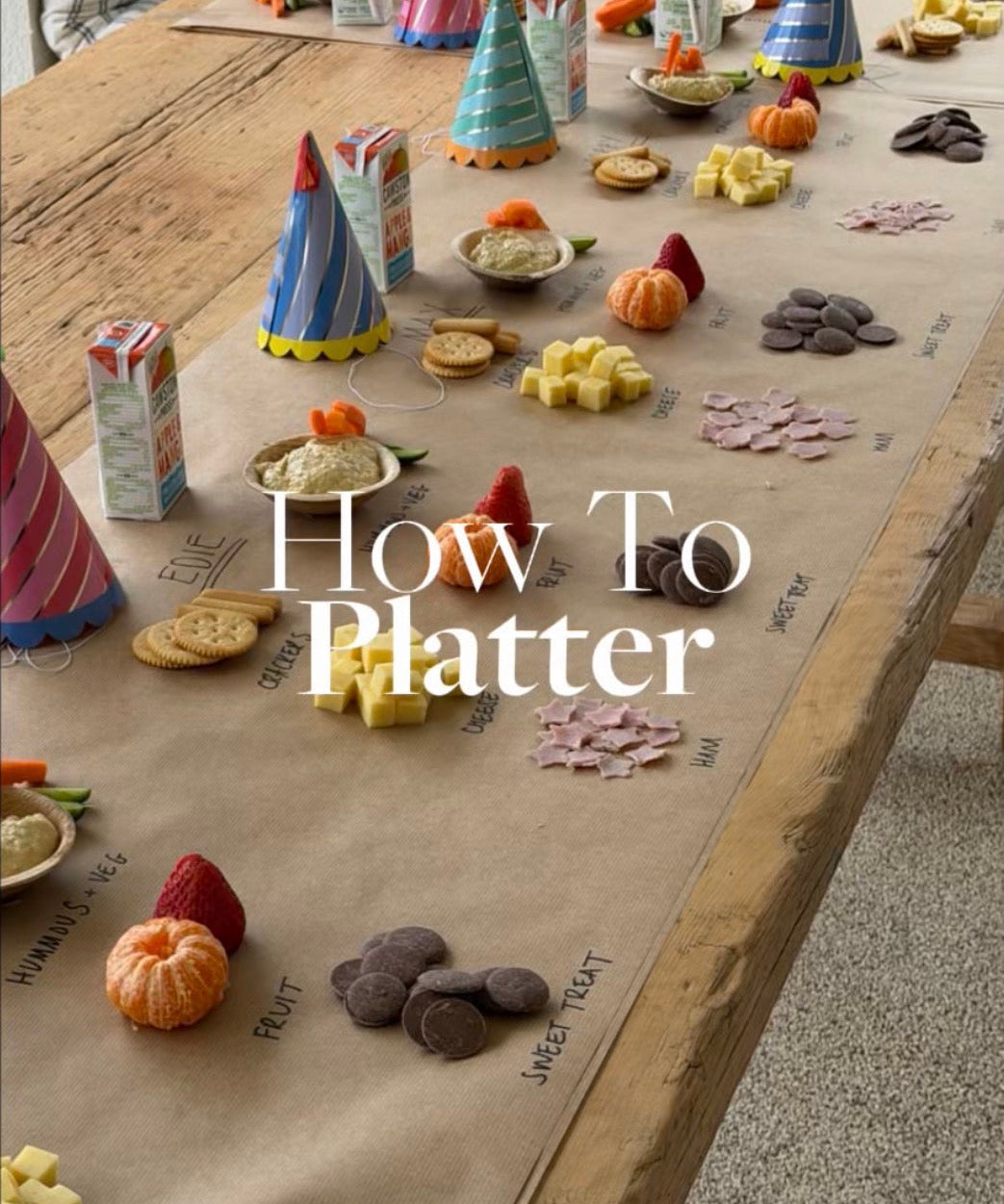 Kids 'Lunchable' Tablescape