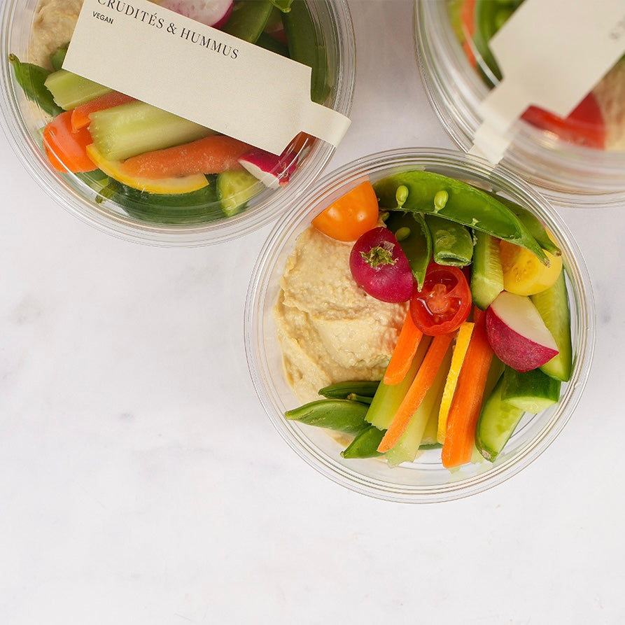 Crudités & Hummus Pots (x10)