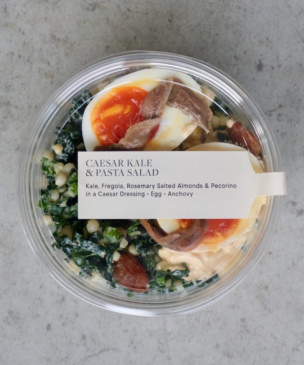 Caesar Kale & Pasta Salad Pots