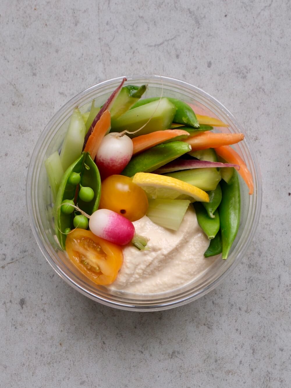 Crudités & Hummus Pots (x10)