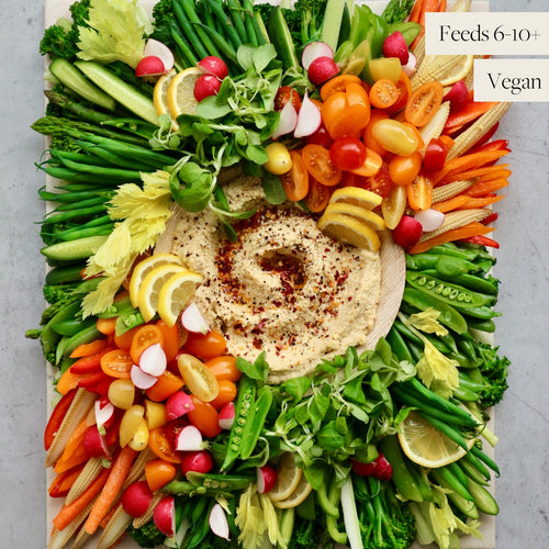 Crudites Hummus Platter