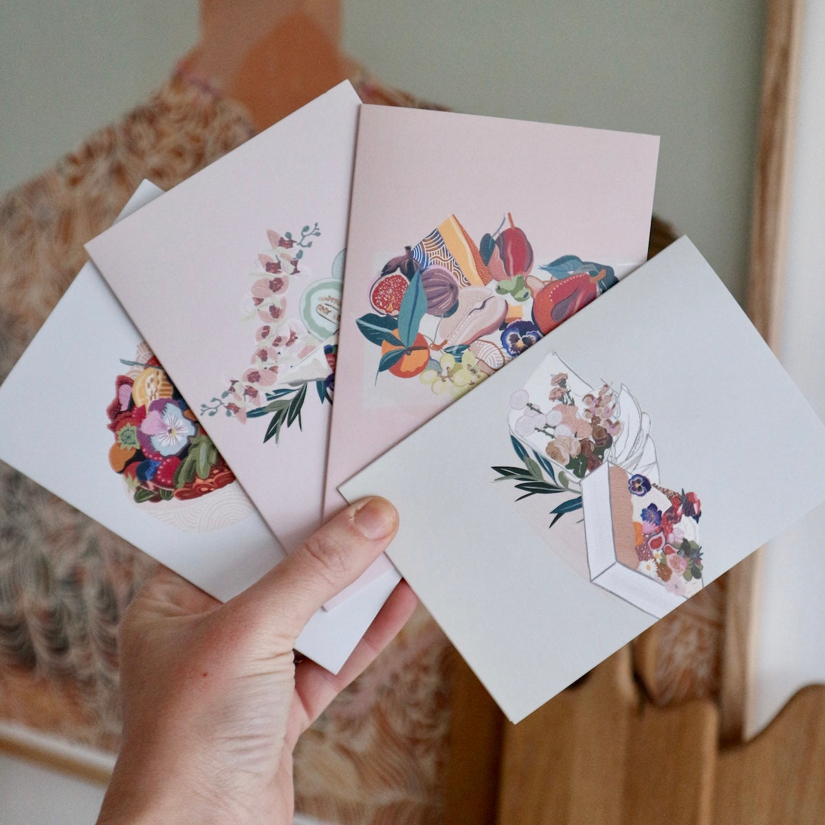 ILLUSTRATED HAND WRITTEN CARDS