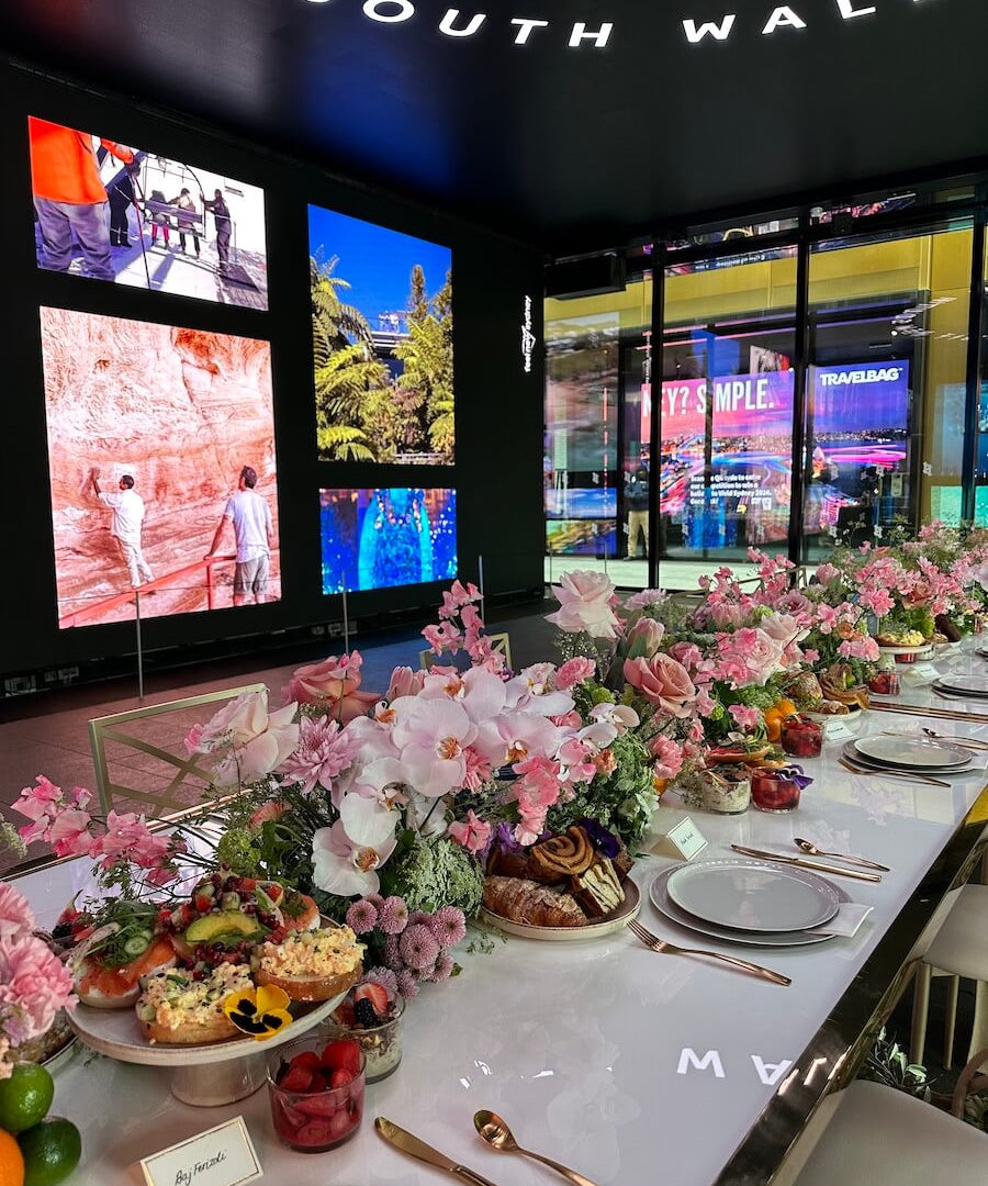 Influencer Breakfast grazing tables