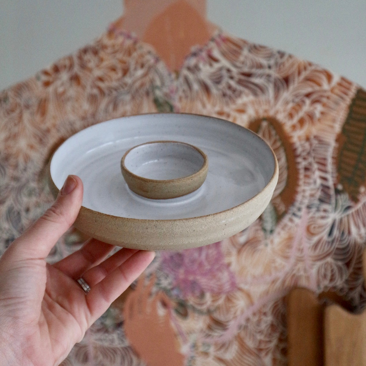 PEA POTTERY CHUTNEY BOWL