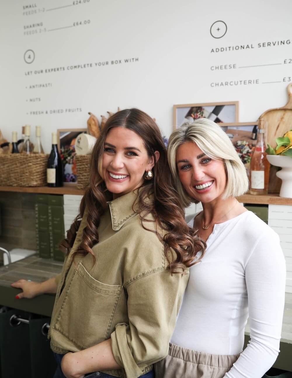 Toria and Catherine at Brityard pop up